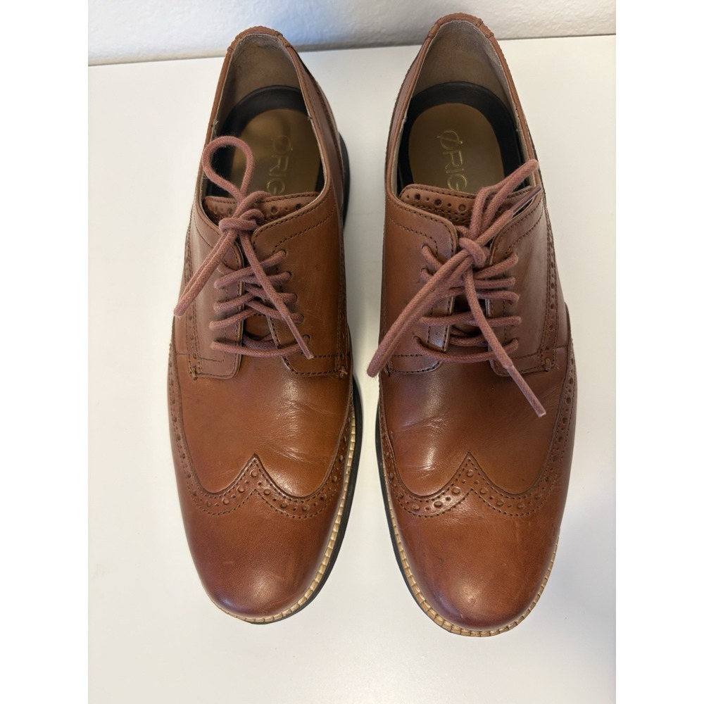 Cole Haan Men's Original Grand Shortwing Oxford Shoes 9.5 M Preppy Classic - Picture 2 of 15